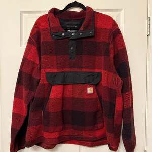Carhartt Red and Black Plaid Jacket